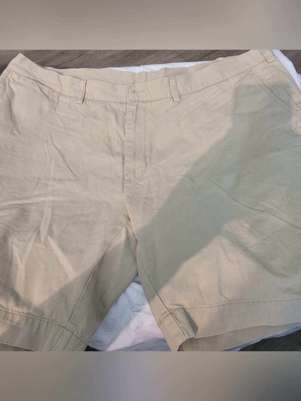 Mens Polo Ralph Lauren Classic Fit Tan Shorts Size 42